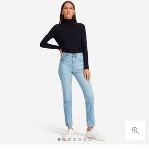 Everlane NWT the Cheeky Straight Jean in sky blue